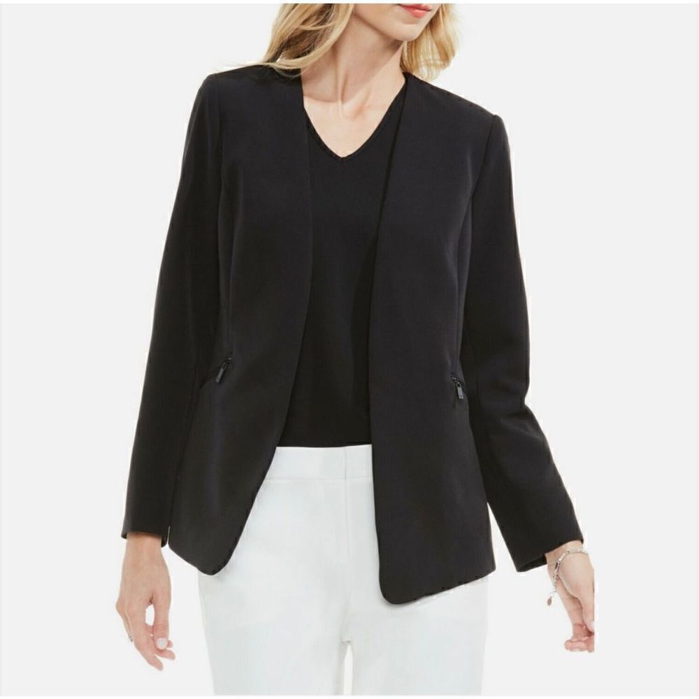 Vince Camuto Women's Milano Cape Style Black Blazer Sizes 4, 6, 8, 10, 12, 14